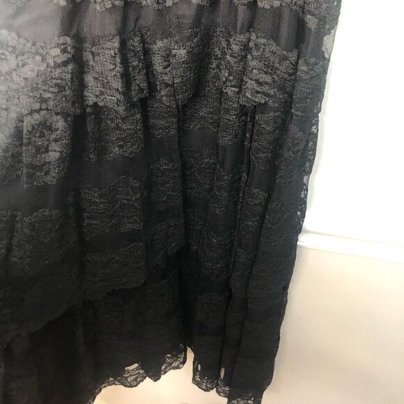 RICKI LANG For Nuit, Vintage Dress, Black/Lace size 6 - Picture 4 of 7